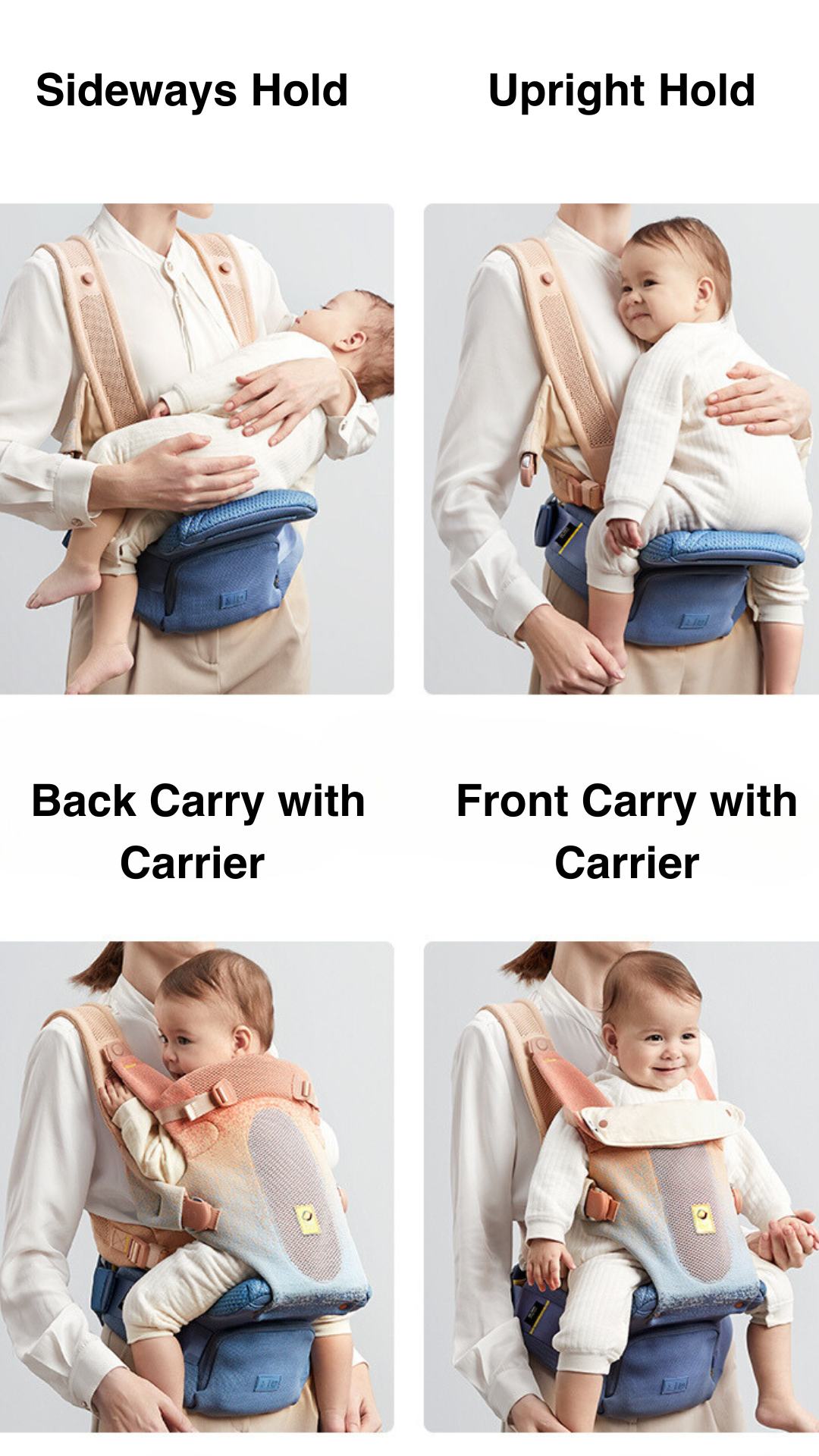 Free Decompression Baby Carrier - Knit Fabric