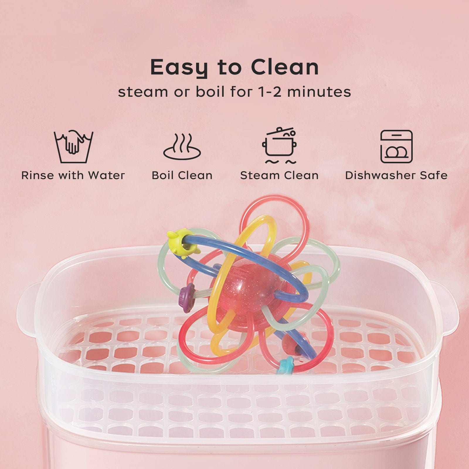 baby teether toys bpa free is easy to clean in multiple - Bc Babycare