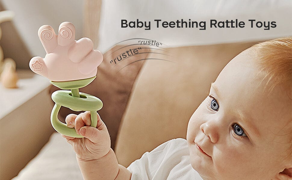 Baby Teething Rattle Toys