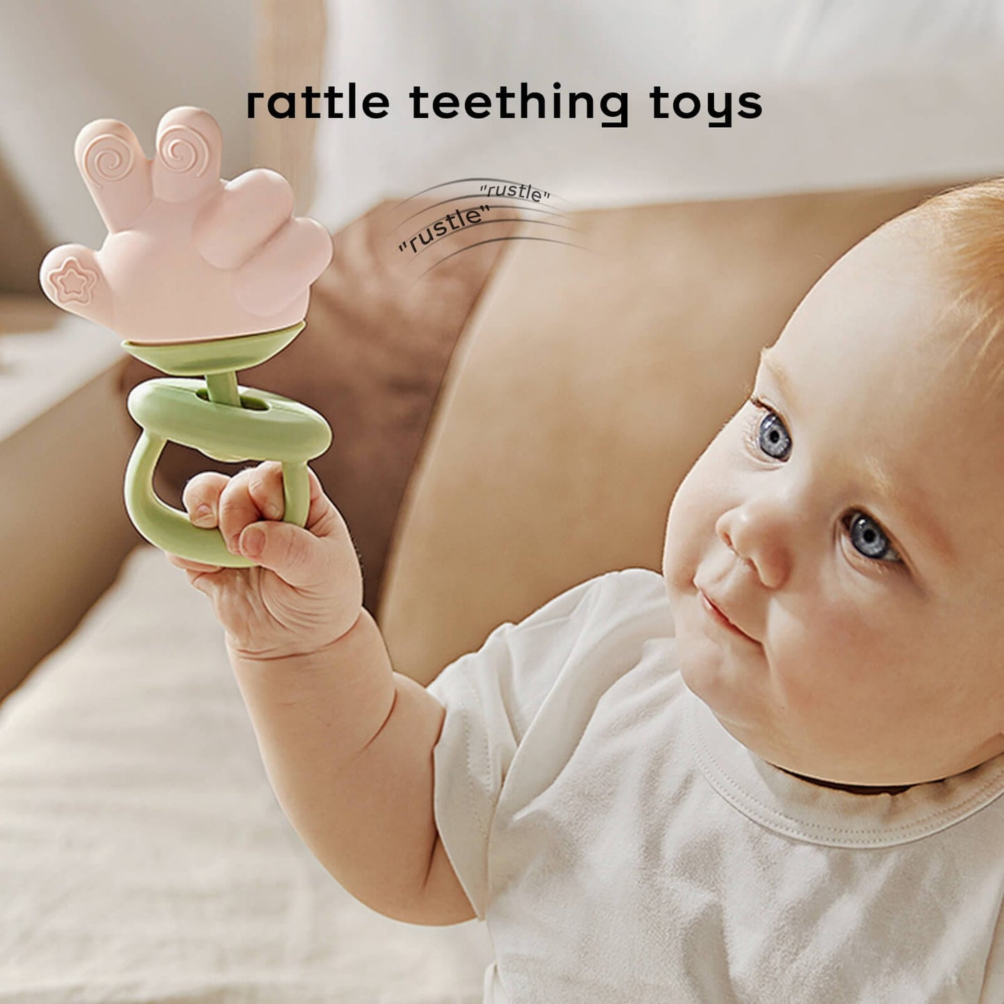 Baby Teething Rattle Toys