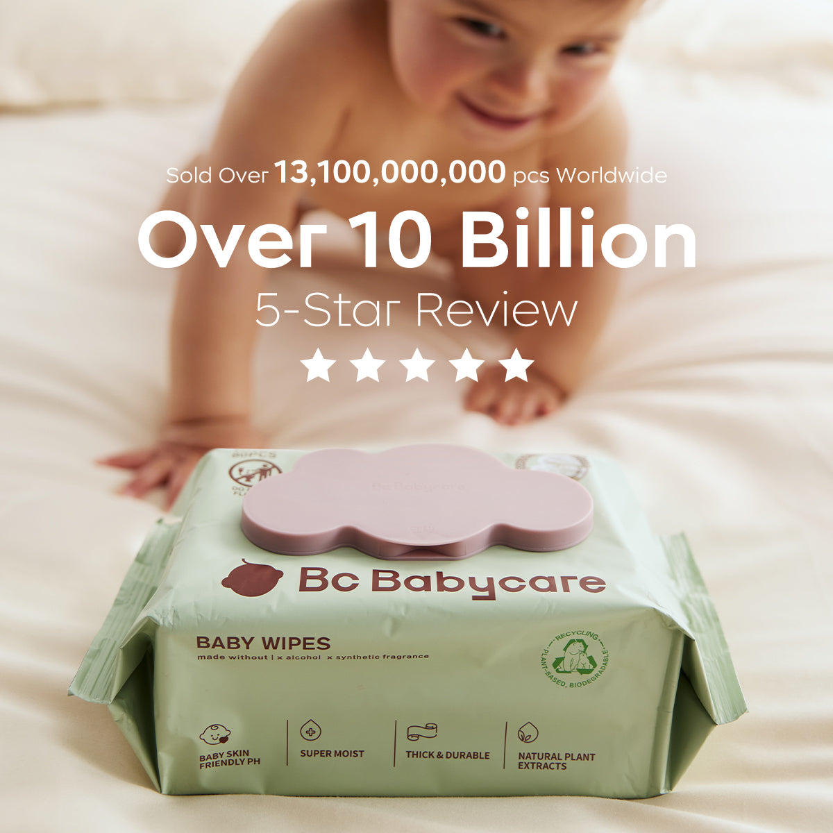 Bc Babycare Cloud Moist Baby Wipes