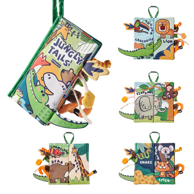 Jungle tails Soft Baby Cloth Books - Bc Babycare